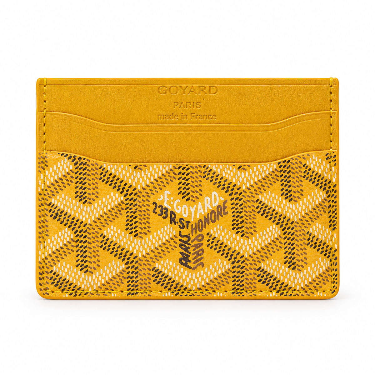 Porta Cartoes Goy Amarelo