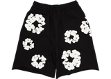 Denim Tears The Cotton Wreath Shorts Black