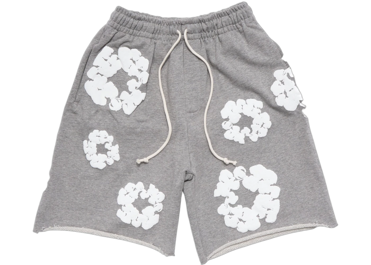 Denim Tears The Cotton Wreath Shorts Grey