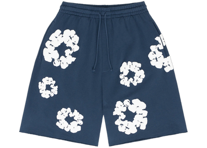 Denim Tears The Cotton Wreath Shorts Navy