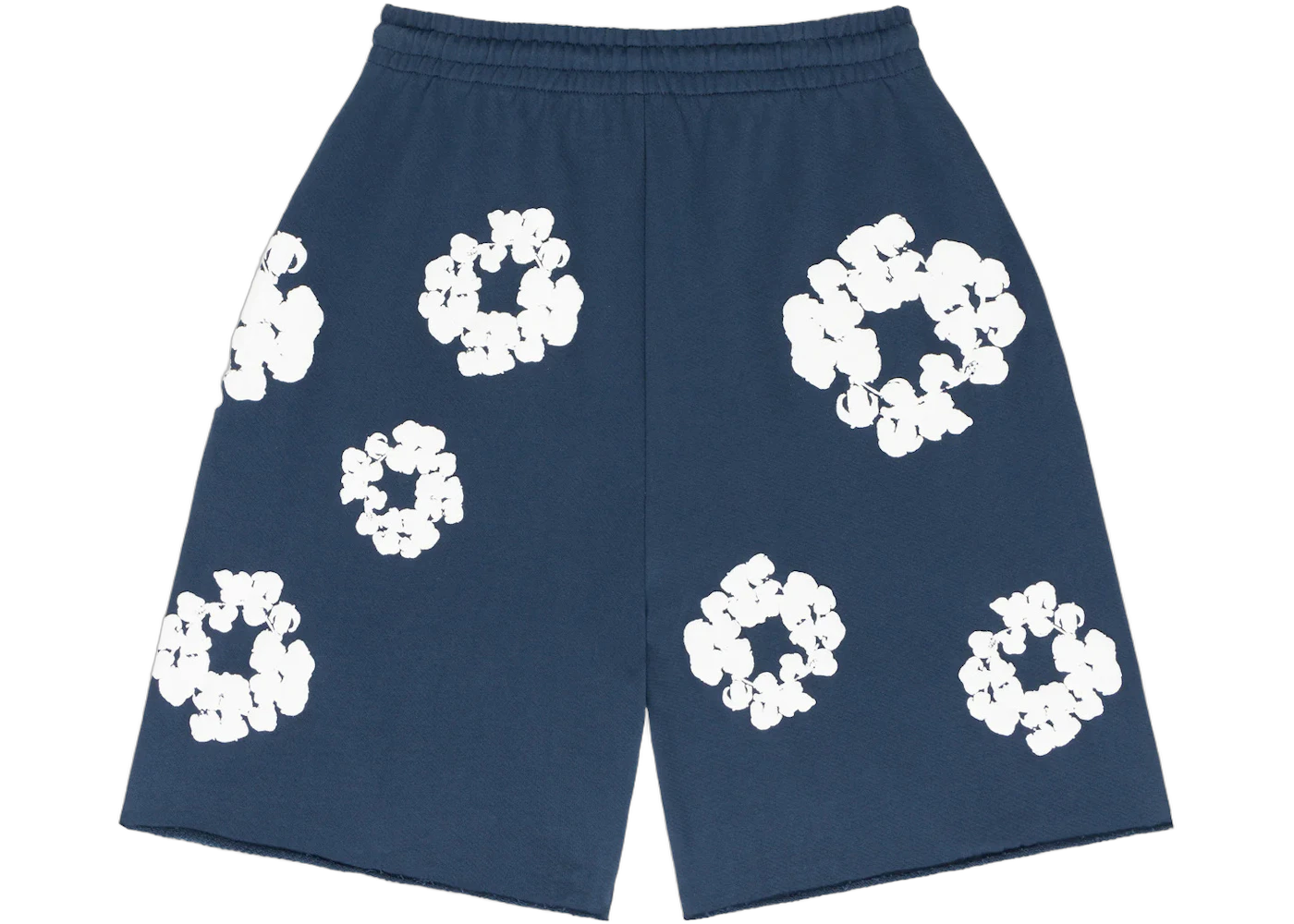 Denim Tears The Cotton Wreath Shorts Navy