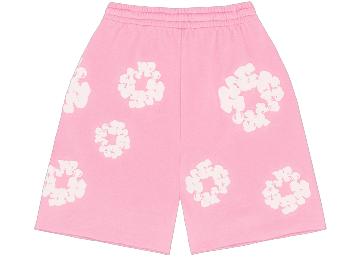 Denim Tears The Cotton Wreath Shorts Pink