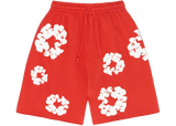 Denim Tears The Cotton Wreath Shorts Red