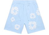 Denim Tears The Cotton Wreath Shorts Powder Blue