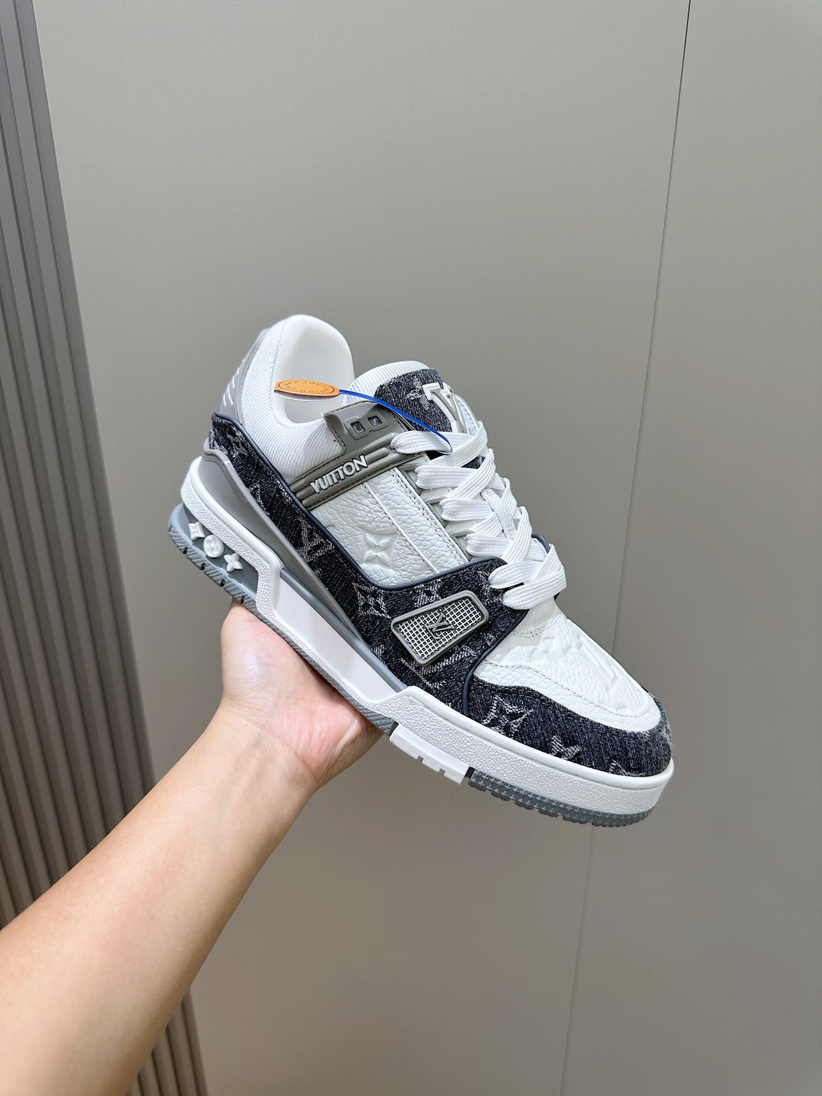Trainer Gray and White