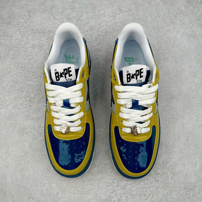Bape STA Low Yellow/Blue/White