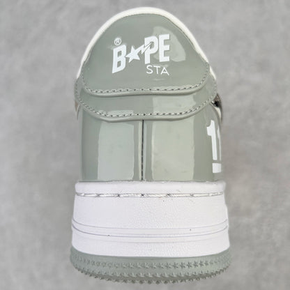 Bape STA Low White Grey