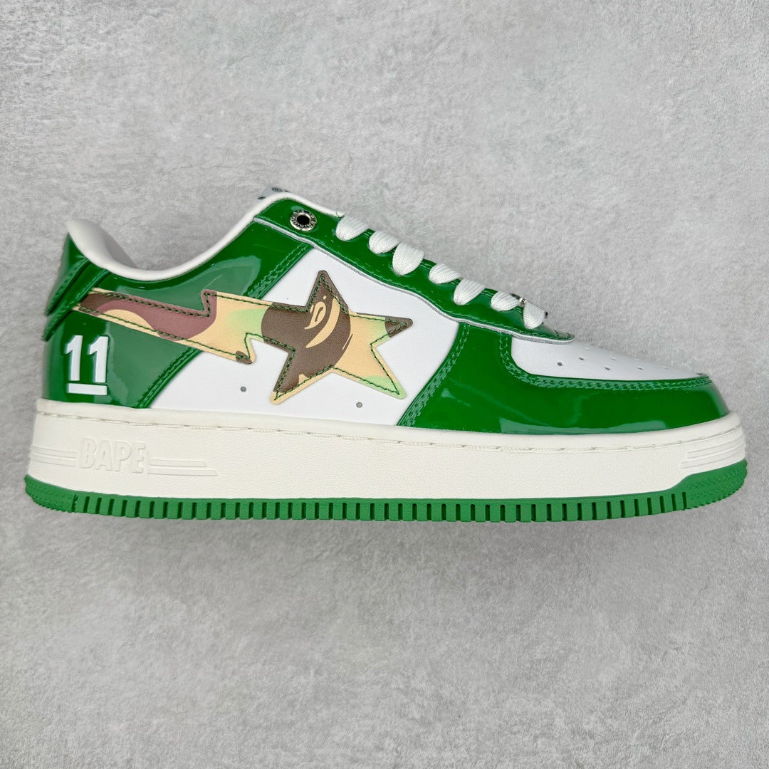 Bape STA Low Green/White