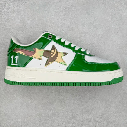 Bape STA Low Green/White