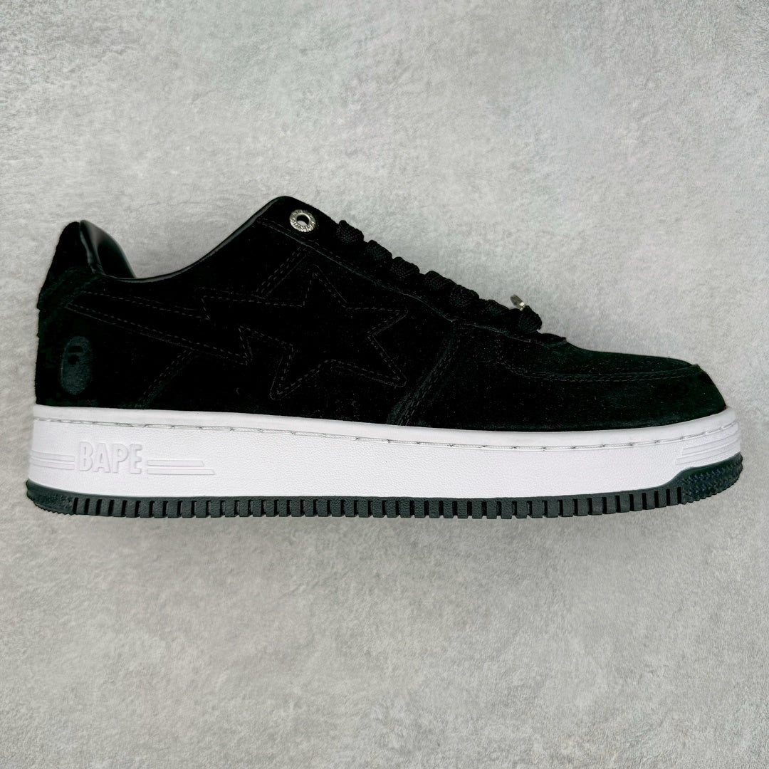 Bape STA Low Black Suede