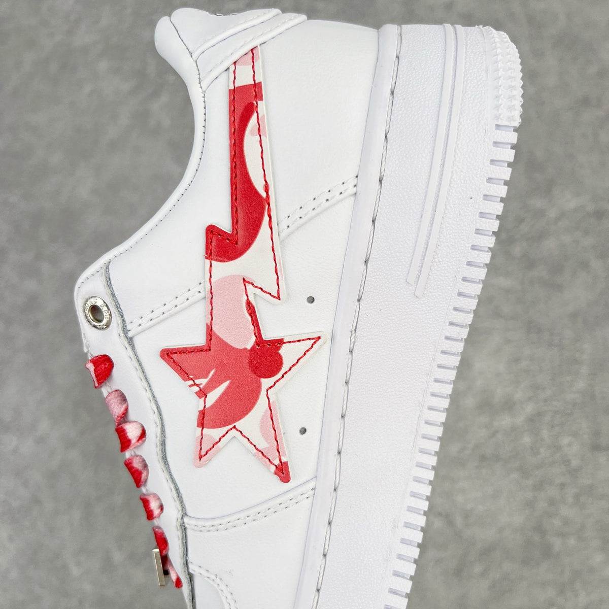 Bape STA Low White ABC Camo Pink