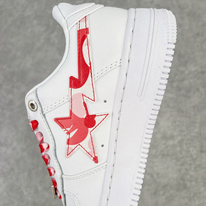 Bape STA Low White ABC Camo Pink
