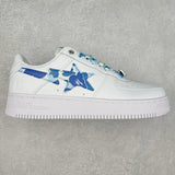 Bape STA Low White ABC Camo Blue