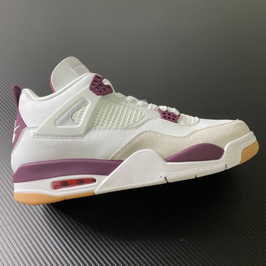 AJ4 Retro White Fuchsia