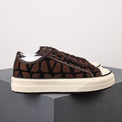 Valentino Beige & Black Toile Totaloop Iconographe