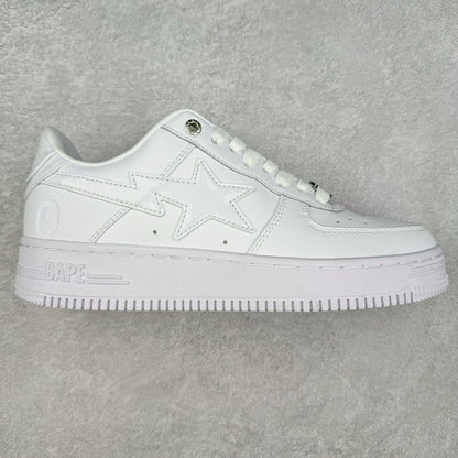 Bape STA Low White