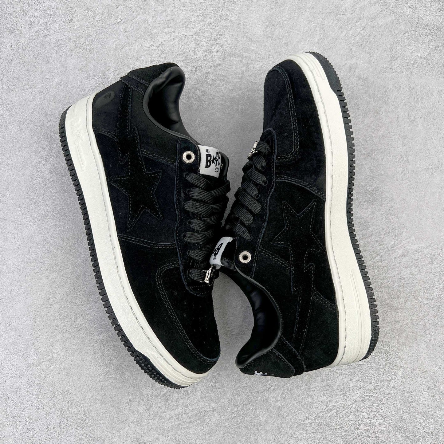 Bape STA Low Black Suede