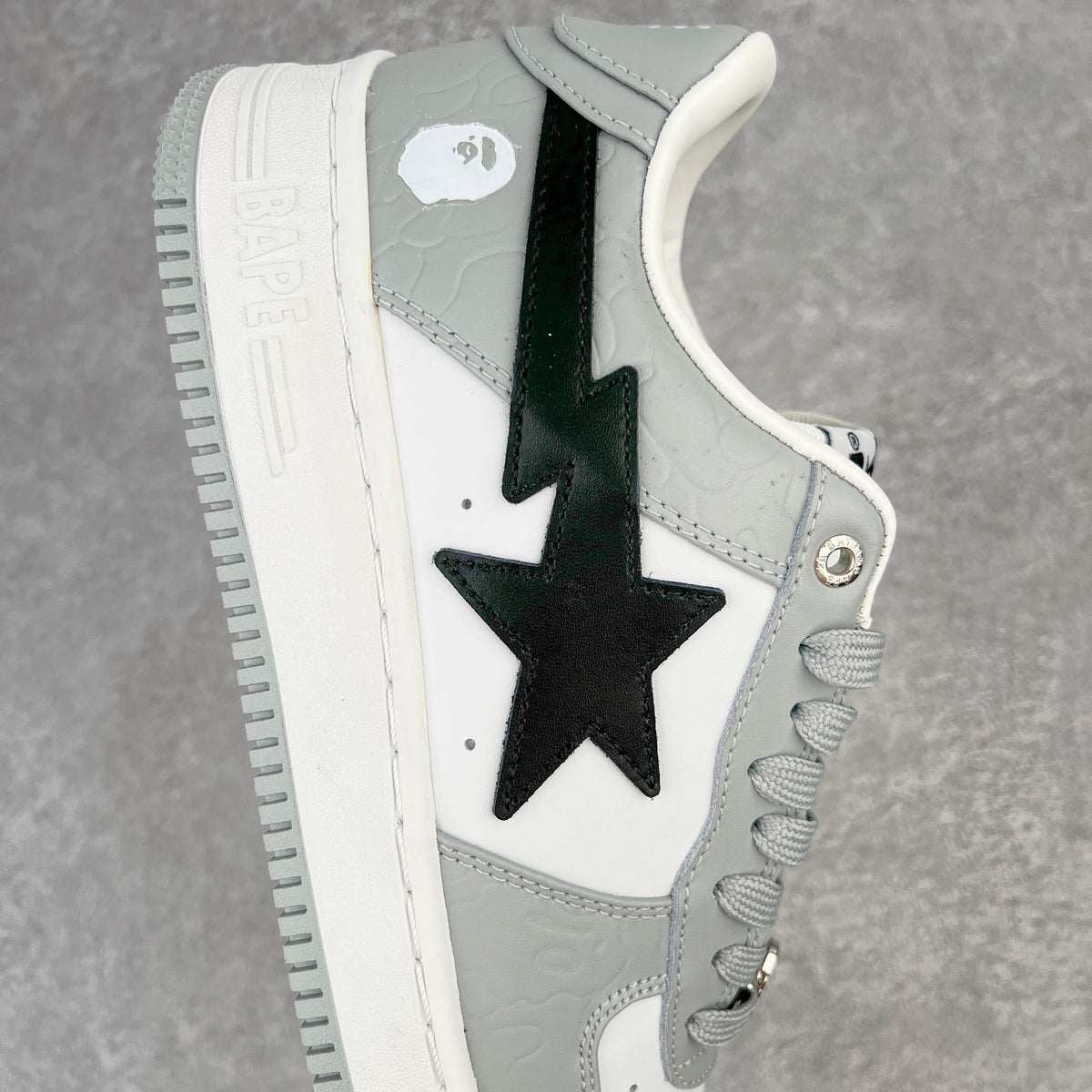 Bape STA Low Grey Black