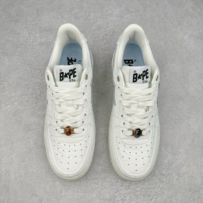 Bape STA Low White Grey