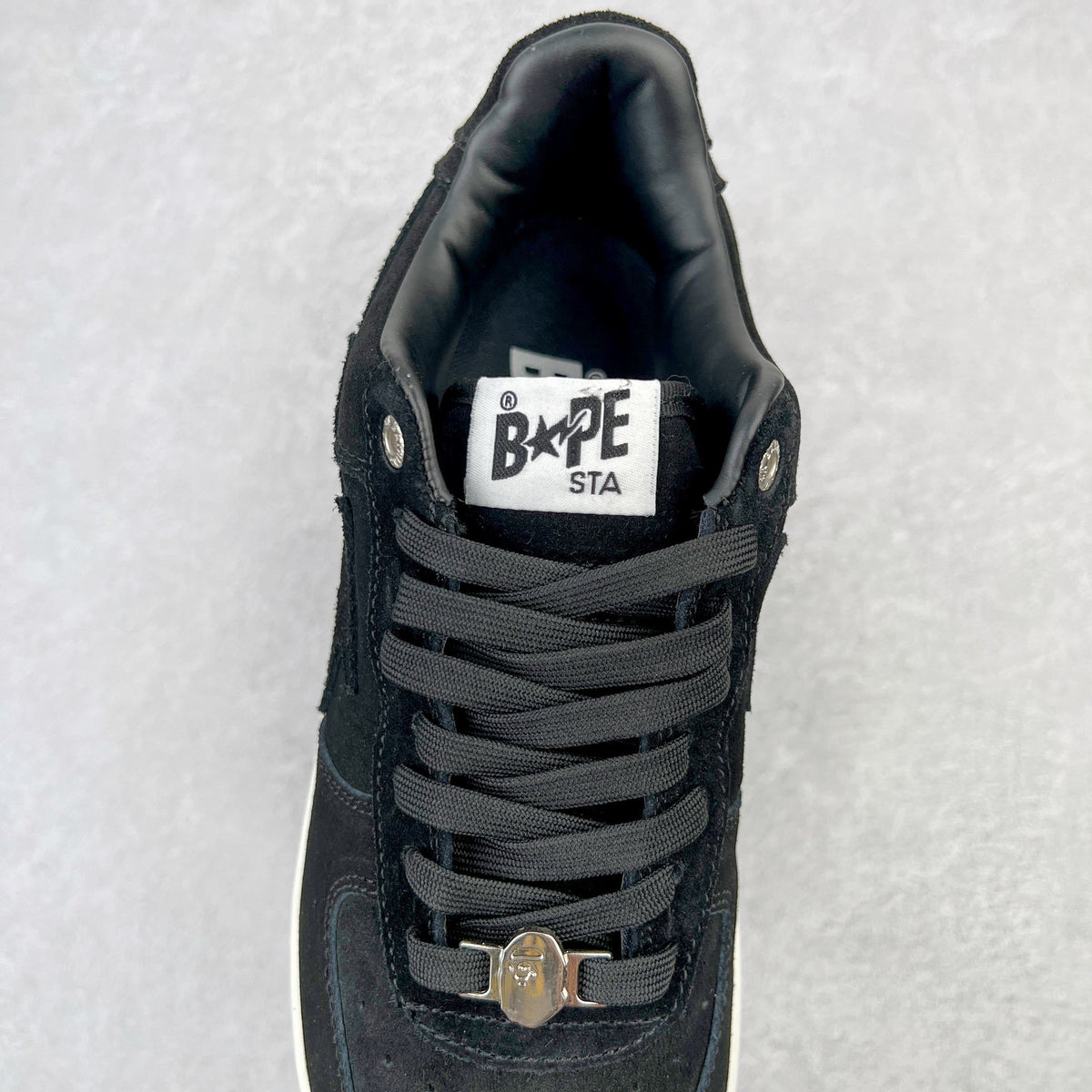 Bape STA Low Black Suede
