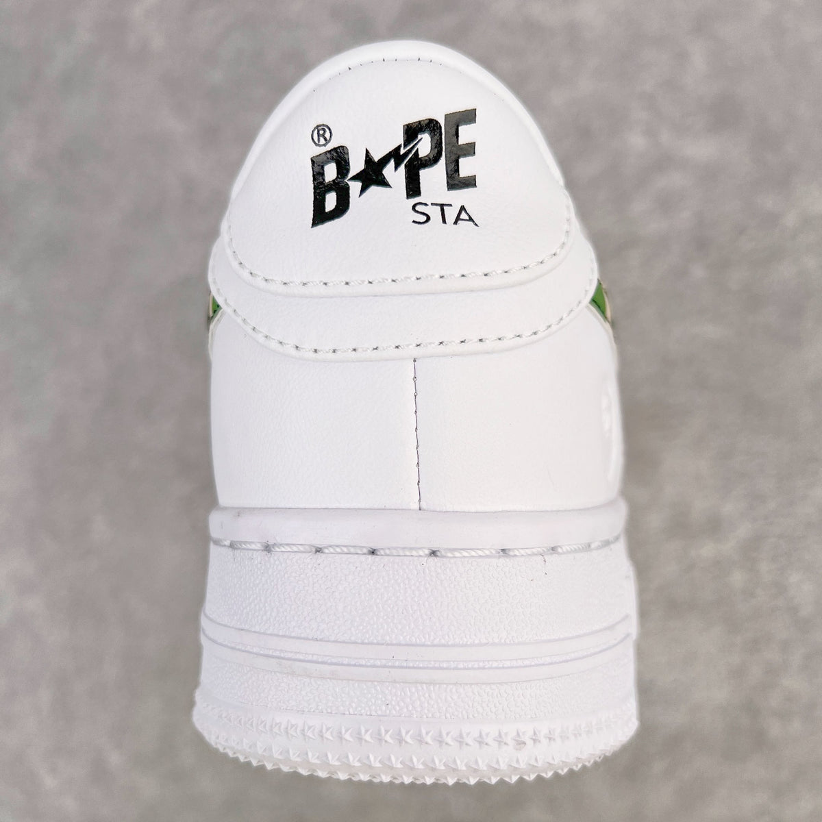 Bape STA Low White ABC Camo Green