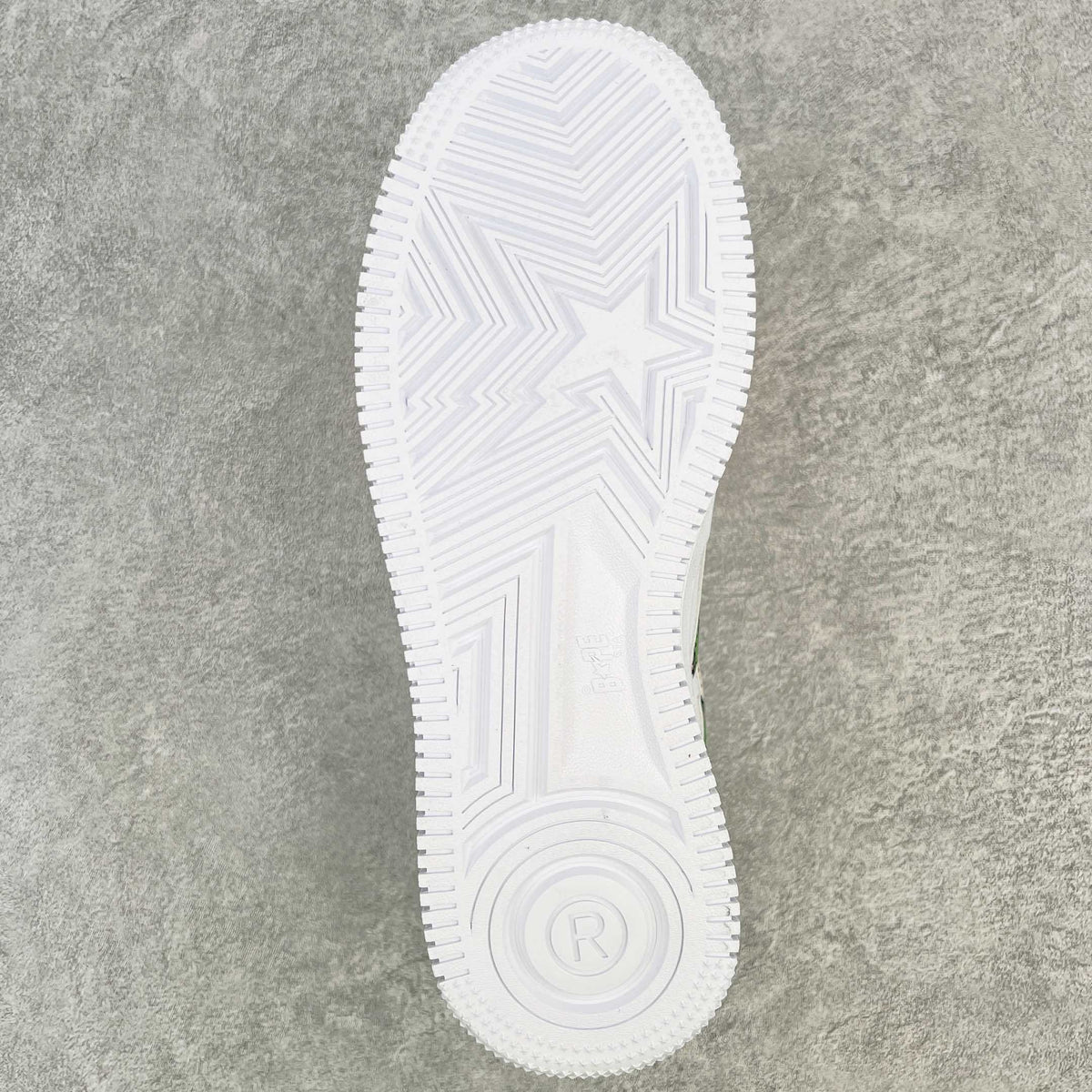 Bape STA Low White ABC Camo Green