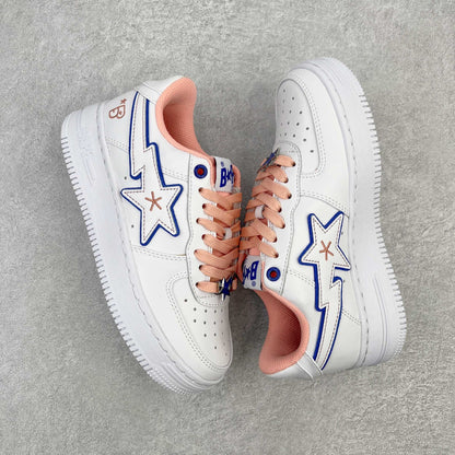 Bape STA Low BAPY White Pink