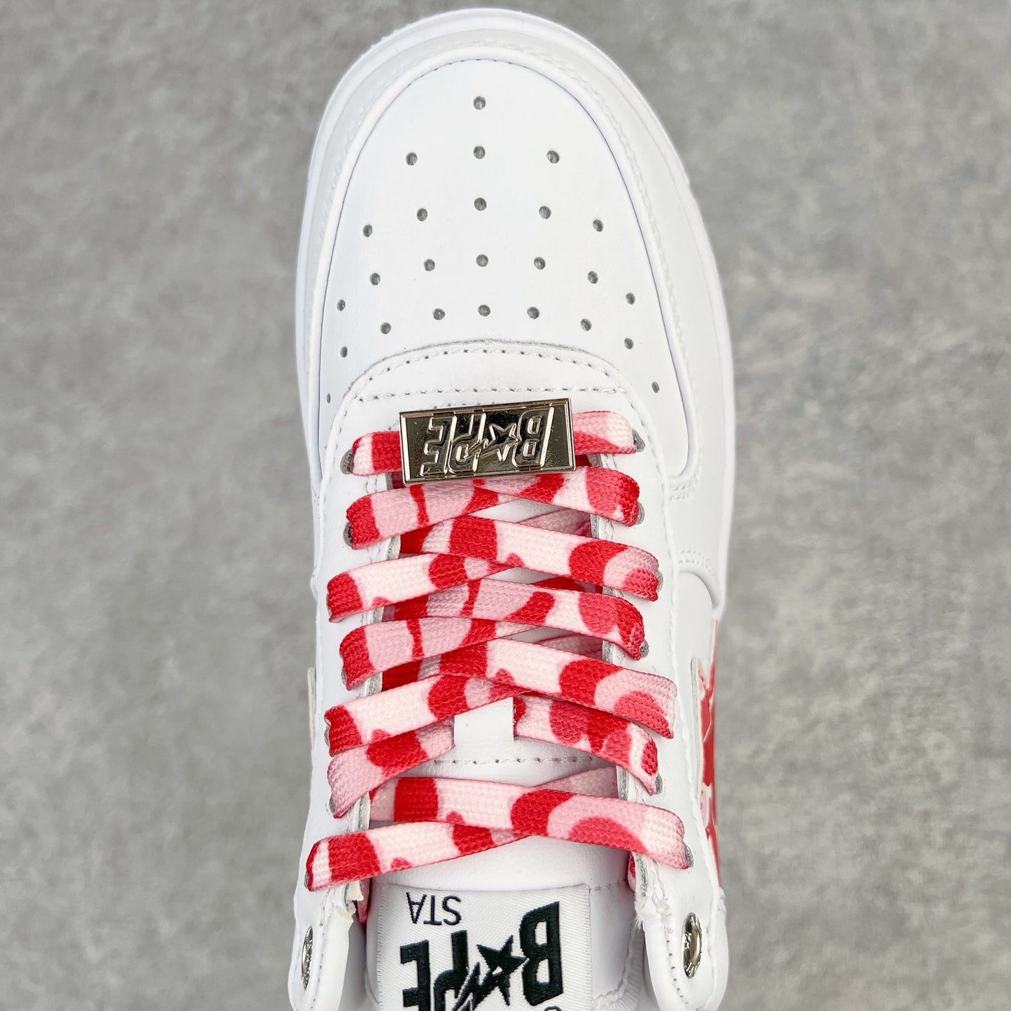 Bape STA Low White ABC Camo Pink