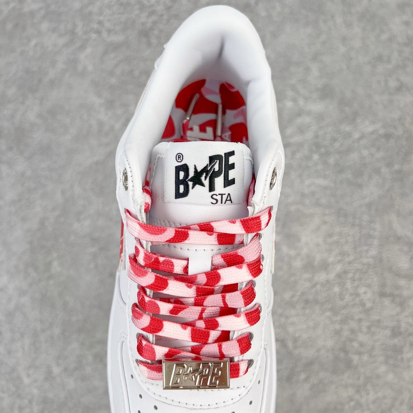 Bape STA Low White ABC Camo Pink