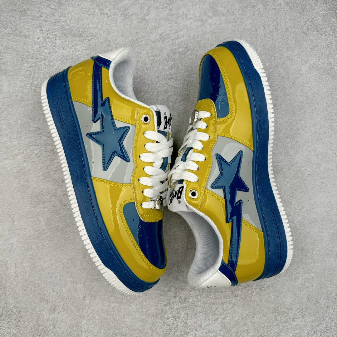 Bape STA Low Yellow/Blue/White