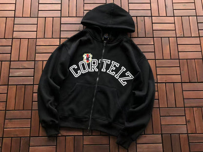CTZ Conjuntos Arch Shield Zip Black Suit
