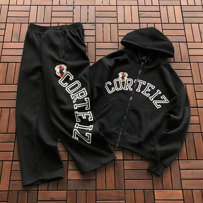 CTZ Conjuntos Arch Shield Zip Black Suit