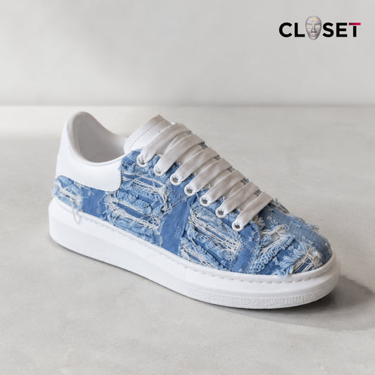 Alexander McQueen Oversized Blue/White