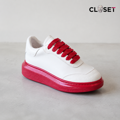 Alexander McQueen Oversized Red White