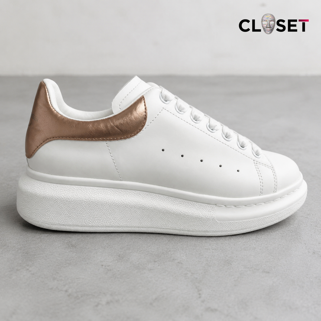 Alexander McQueen Low Gold
