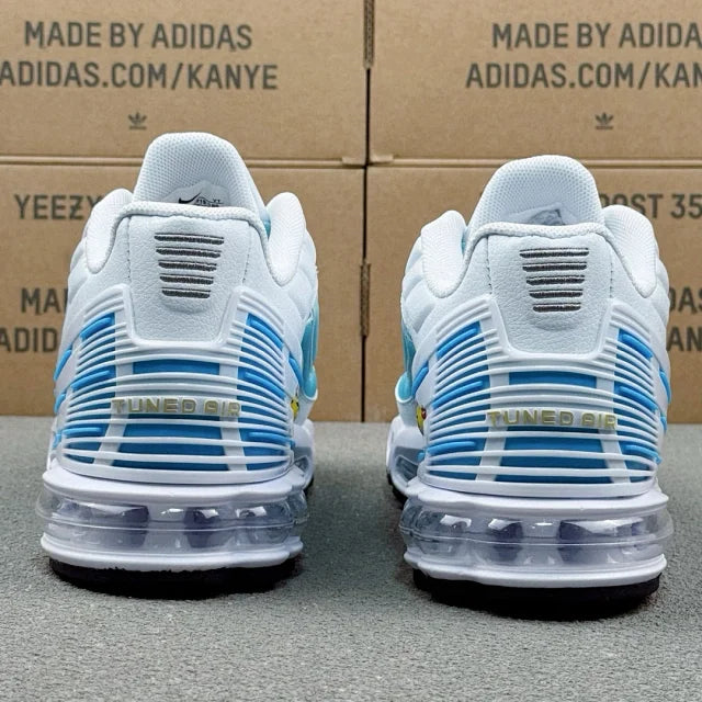 PLUS III White and Blue