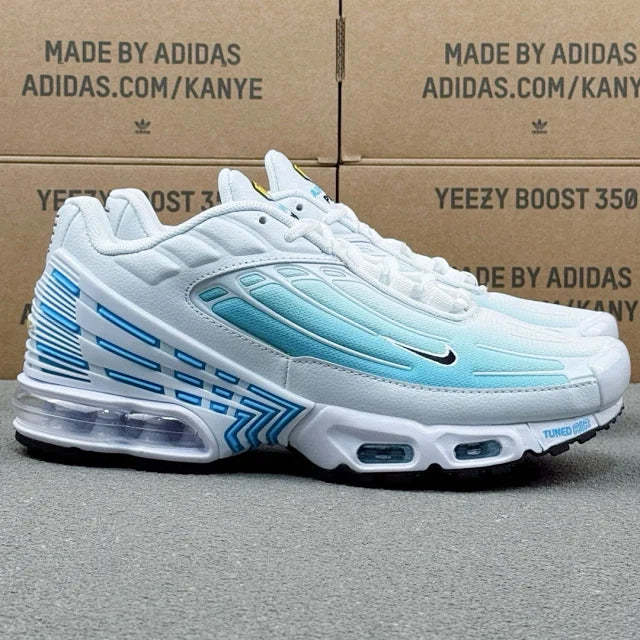 PLUS III White and Blue