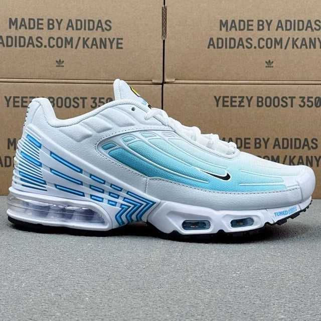 PLUS III White and Blue