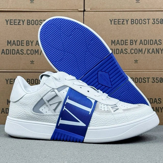 Valentino Garavani VL7N Low Sneakers White and Blue